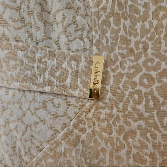 Calvin Klein Jacquard Zip Dress Jacket - Picture 6 of 7